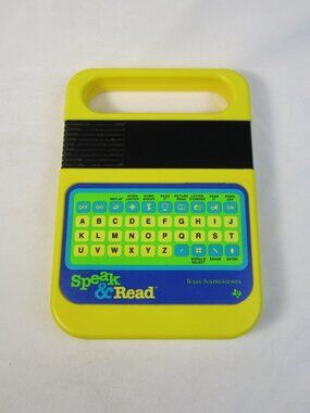 Speak & Read Vintage Texas Instruments 1980 Yellow - Tested - Works